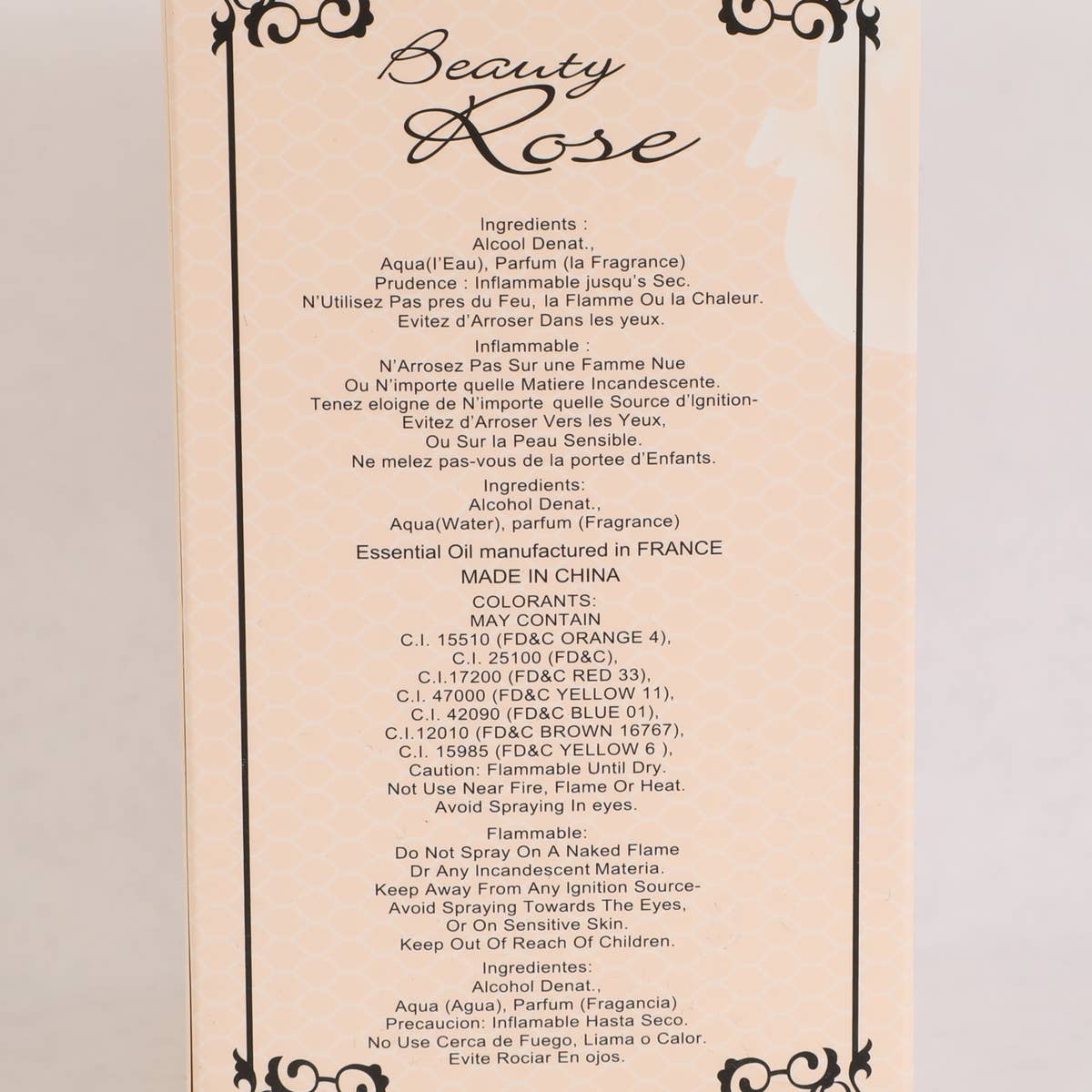 Beauty Rose New York Spray Perfume EDP For Women 100ml