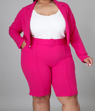 Royal Blazer and Short Set