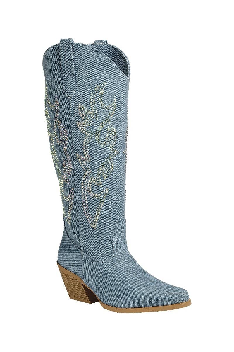 Denim Boot